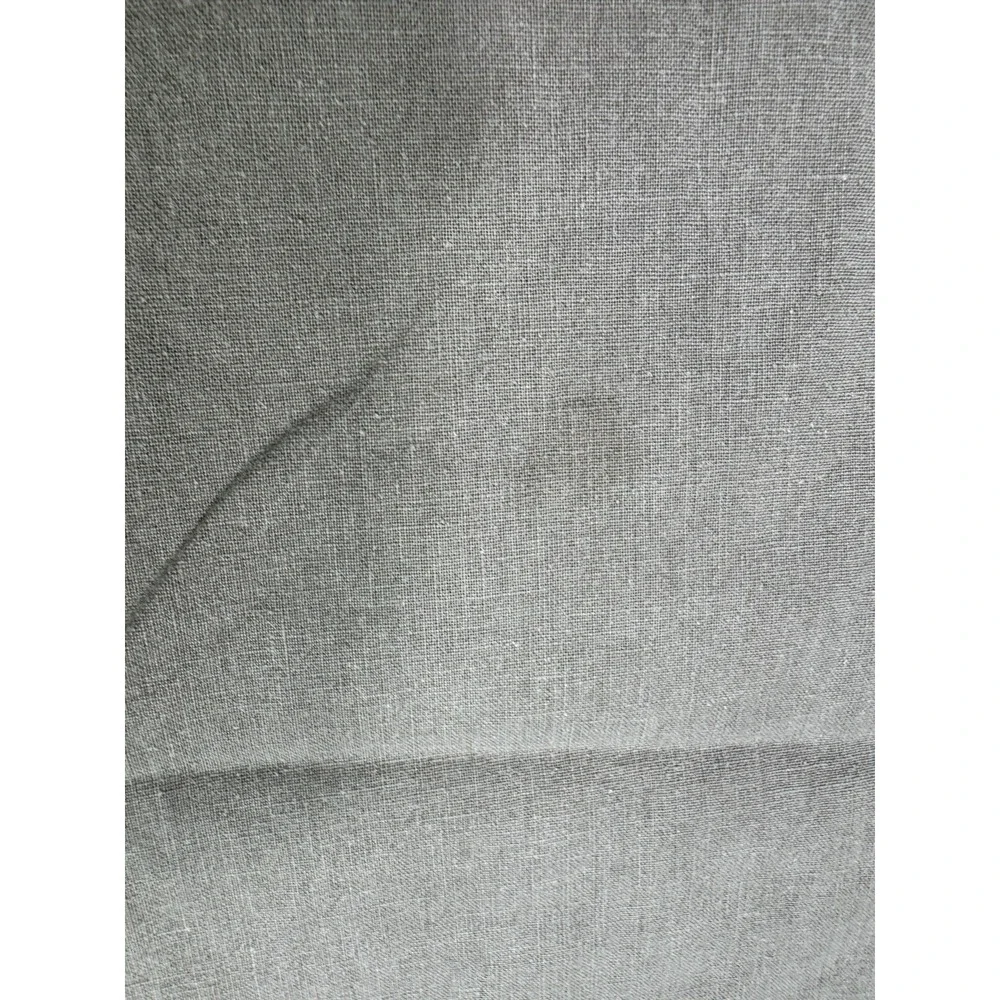 Eddie Bauer Mens 2XL Hemp Blend Drawstring Pants Gray Straight Leg Outdoor Chino